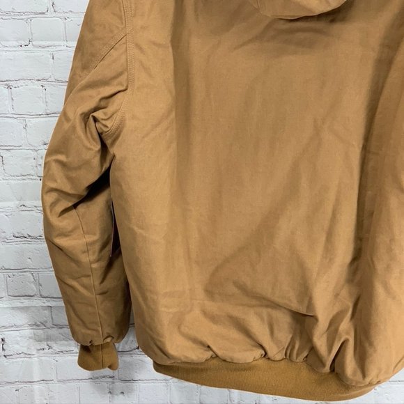 Wolverine Tan Houston Hooded Heavy Canvas Zip Quil - Picture 7 of 12